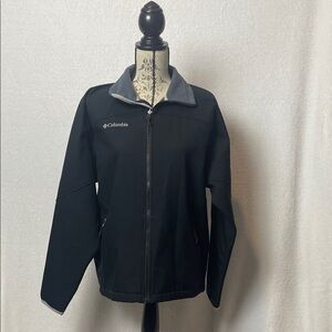 Columbia Black and Gray Softshell Jacket